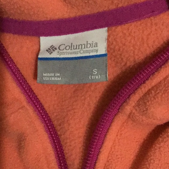 Columbia Benton ll Orange Fleece Hoodie - Picture 5 of 6